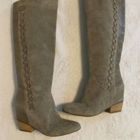 Gianni Bini Riyna Hidden Wedge Tall Boots - Picture 2 of 8